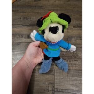 Vintage 2000 Walt Disney World Plush Mickey Mouse Brave Little Tailor b4